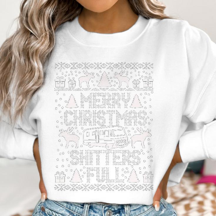 Meri Christmas Shitters Full FunnyWomen Sweatshirt Gifts for Women