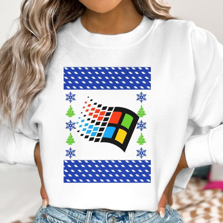 Microsoft 2020 Ugly Christmas Women Sweatshirt Gifts for Women