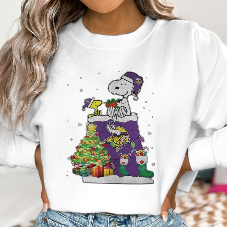 Minnesota Vikings Christmas Tree Women Sweatshirt Gifts for Women