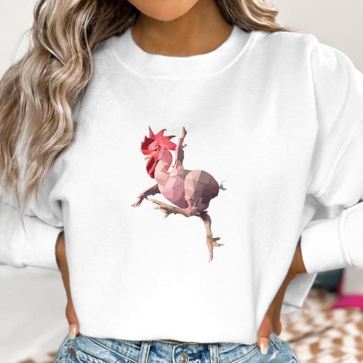 Naked Pink Kungfu Chicken Lover Women Sweatshirt Gifts for Women