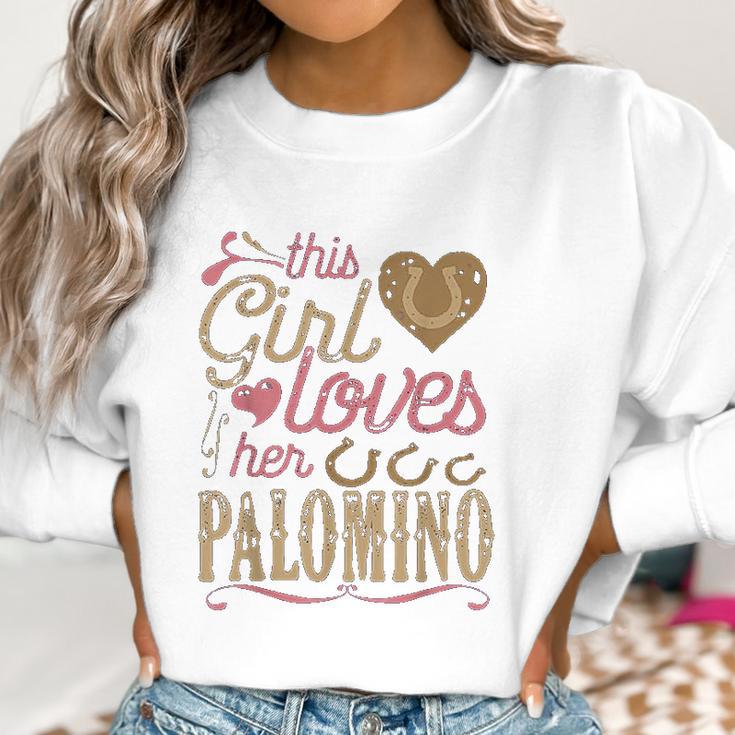 Palomino Horse Palomino Horse Lover Women Sweatshirt Gifts for Women