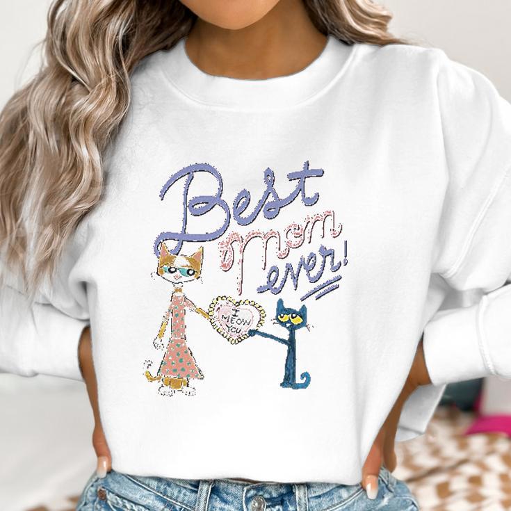 Pete The Cat Best Mom Ever Women Sweatshirt Gifts for Women