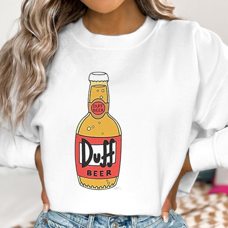 The Simpsons Duff Beer Bottle Women Sweatshirt Gifts for Women