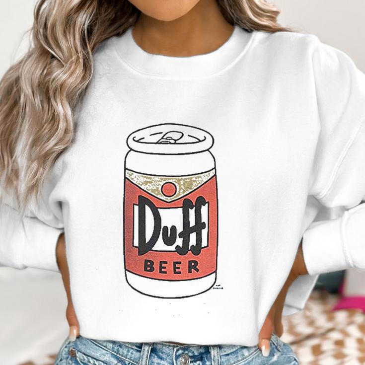 The Simpsons Mens Simpsons Duff Beer Women Sweatshirt Gifts for Women