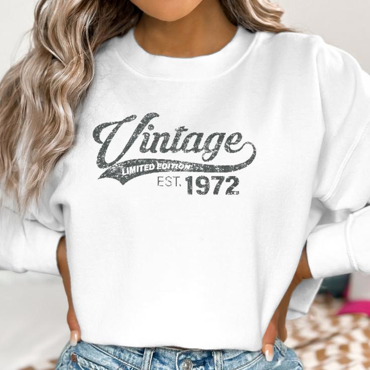 Vintage 1972 49 Years Old Bday 49Th Birthday Gift Men Women Women Sweatshirt Gifts for Women