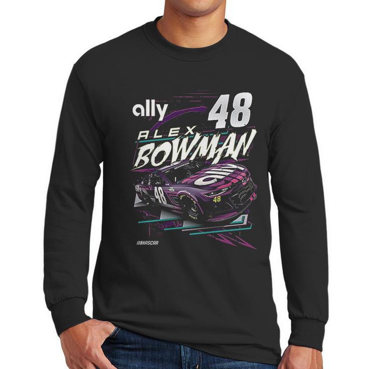 Checkered Flag Sports Alex Bowman Men Long Sleeve Tshirt