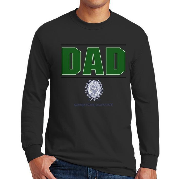 Georgetown University Proud Dad Parents Day 2020 Men Long Sleeve Tshirt