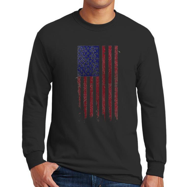 Grunt Style America Patriotic Flag Men’S Men Long Sleeve Tshirt