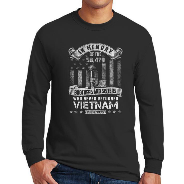 In Memory Of Vietnam Veteran Men Long Sleeve Tshirt