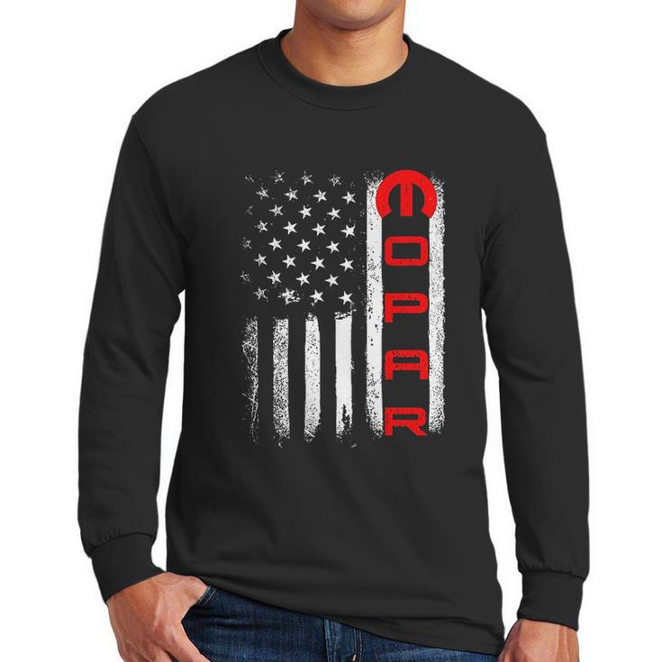 New Mopar Flag America Motor Car Sports Racing Men Long Sleeve Tshirt