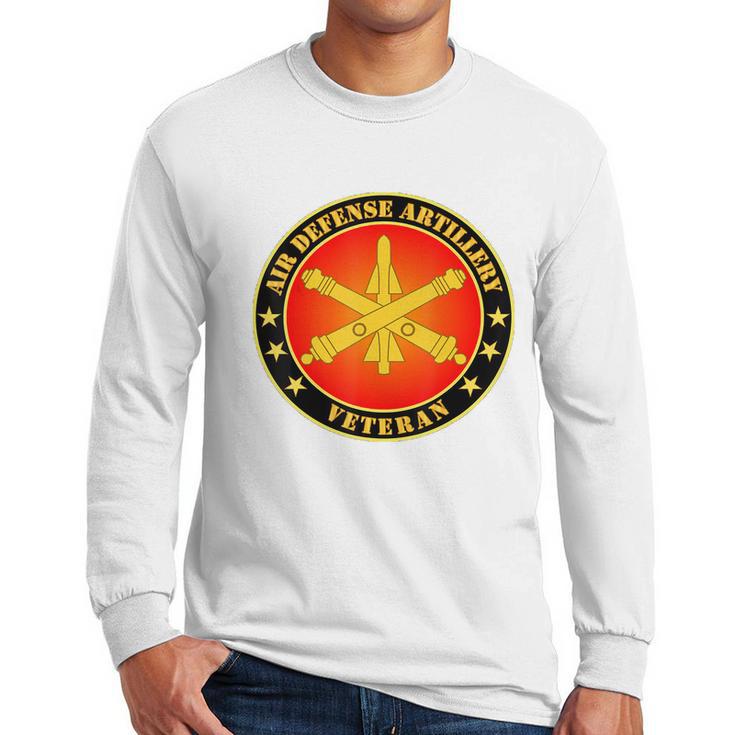 Air Defense Artillery Veteran T-Shirt Men Long Sleeve Tshirt