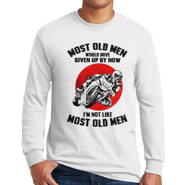 Most Old Men Motogp Men Long Sleeve Tshirt