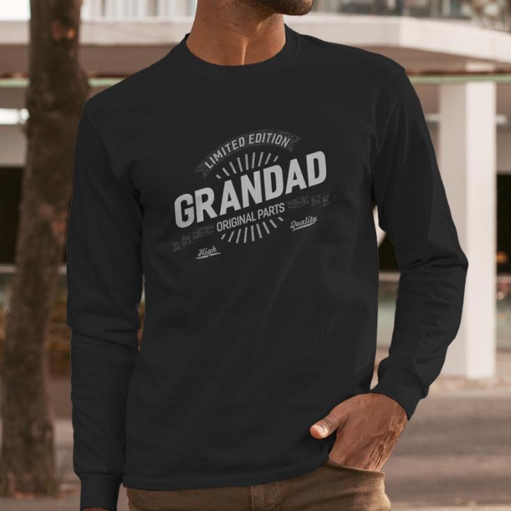 Graphic 365 Vintage Grandad Original Fathers Day Grandpa Men Long Sleeve Tshirt