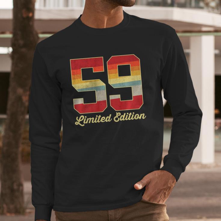 59Th Birthday Vintage Limited Edition 1963 59 Years Old Men Men Long Sleeve Tshirt