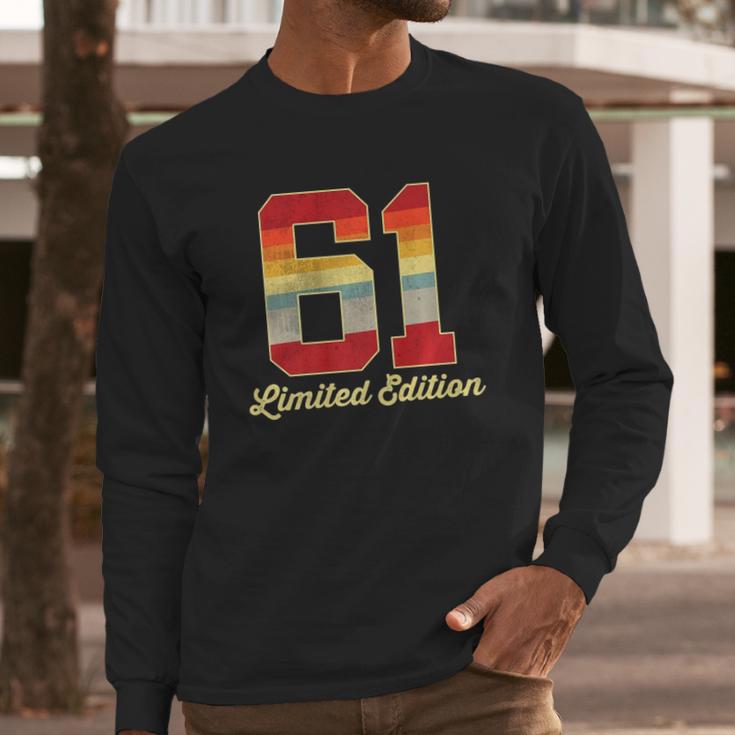 61St Birthday Vintage Limited Edition 1961 61 Years Old Men Men Long Sleeve Tshirt