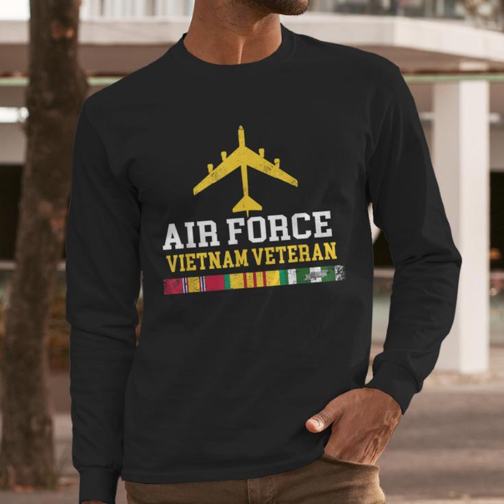 Air Force Vietnam Veteran Vietnam War B52 Men Long Sleeve Tshirt