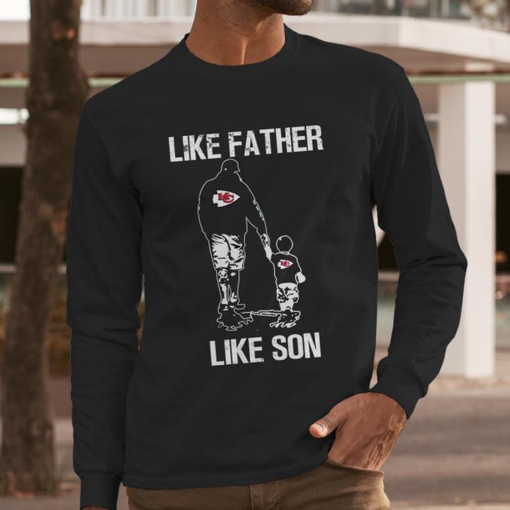 Chiefs Fans Like Father Like Son Men Long Sleeve Tshirt