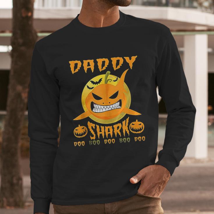 Daddy Shark Doo Boo Halloween Men Long Sleeve Tshirt