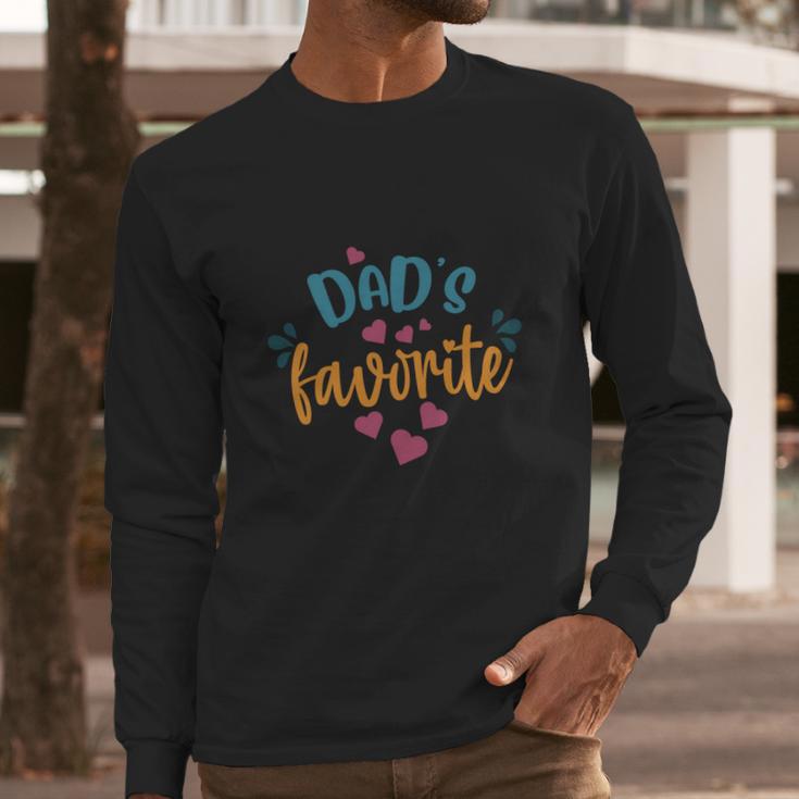 Dads Favorite Daughter Of The King Graphic Design Printed Casual Daily Basic Men Long Sleeve Tshirt