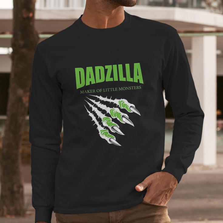 Dadzilla Maker Of Little Monsters Men Long Sleeve Tshirt