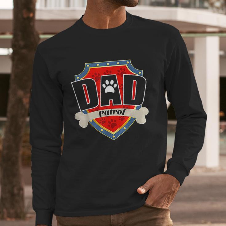 Funny Dad Patrol Men Long Sleeve Tshirt