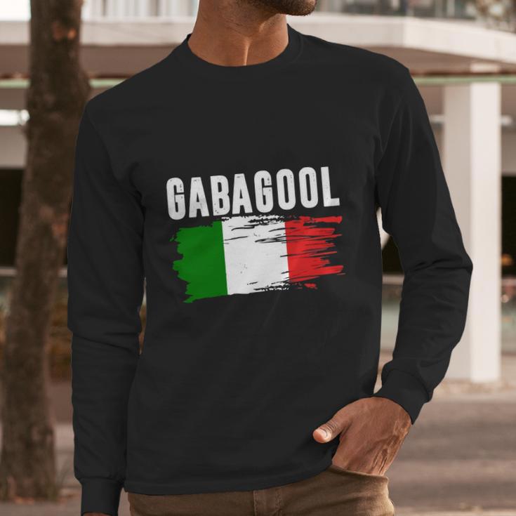 Gabagool Italian Flag Men Long Sleeve Tshirt