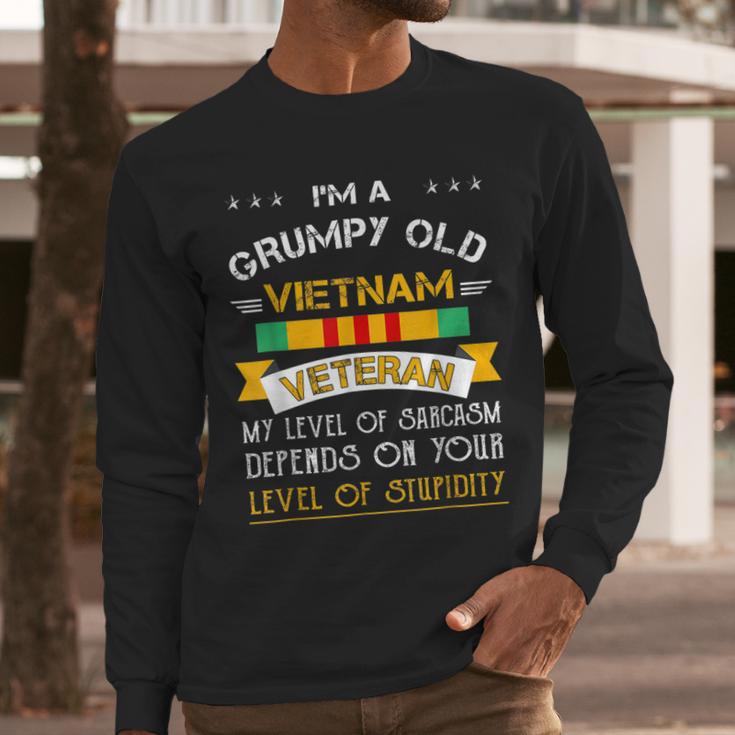 Im A Grumpy Old Vietnam Veteran Men Long Sleeve Tshirt