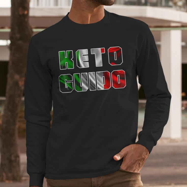 Keto Guido Italian Flag Men Long Sleeve Tshirt