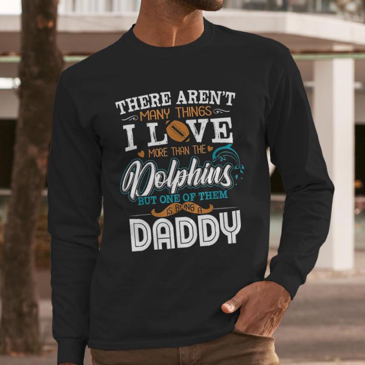 I Love Baseball And Dolphin Being A Daddy Men Long Sleeve Tshirt