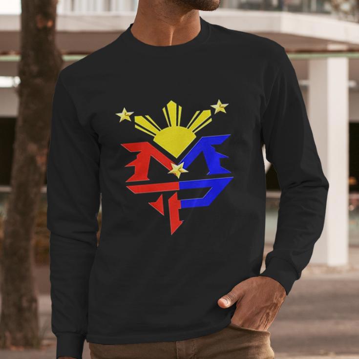 Manny Pacquiao Flag Sun Symbol Men Long Sleeve Tshirt