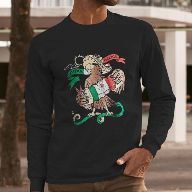 Mexican Pride Mariachi Mexico Flag Camiseta Mexicana Men Long Sleeve Tshirt