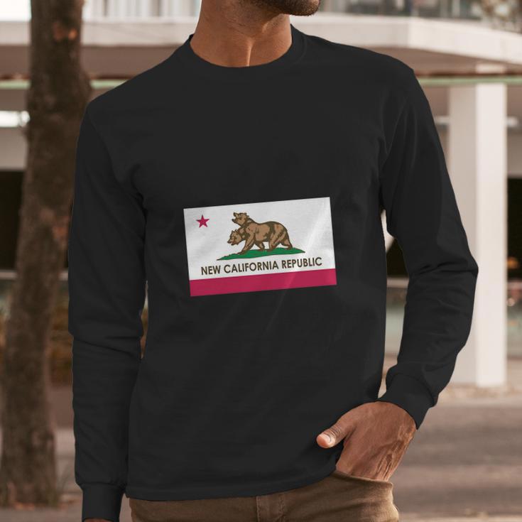 New California Republic Ncr Flag Men Long Sleeve Tshirt