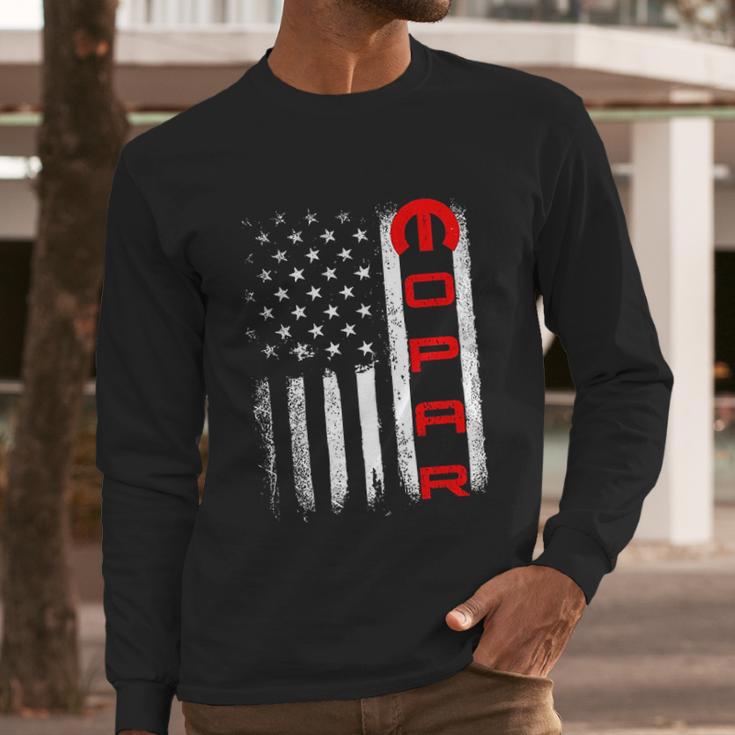 New Mopar Flag America Motor Car Sports Racing Men Long Sleeve Tshirt