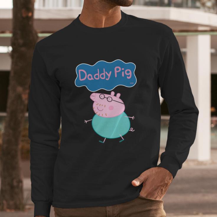 Peppa Pig Daddy Pig Dad Pig Daddy Pig Shirt Men Long Sleeve Tshirt