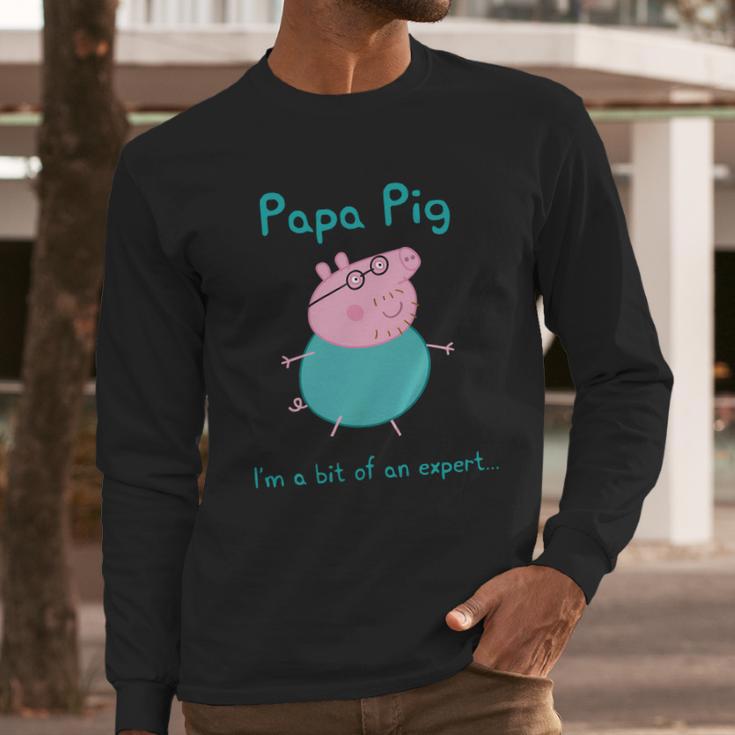 Peppa Pig Daddy Pig Daddy Pig Papa Pig Men Long Sleeve Tshirt