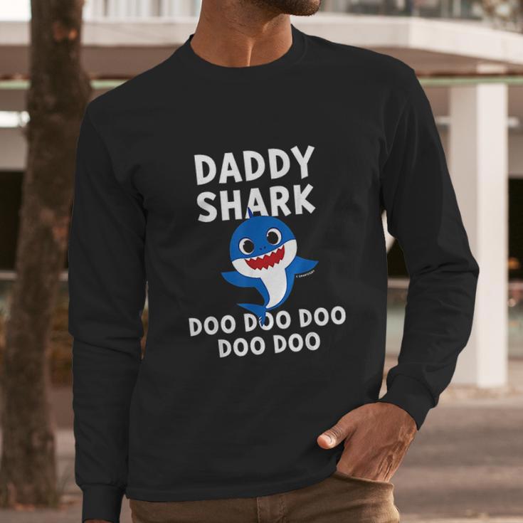 Mens Pinkfong Daddy Shark Official Men Long Sleeve Tshirt