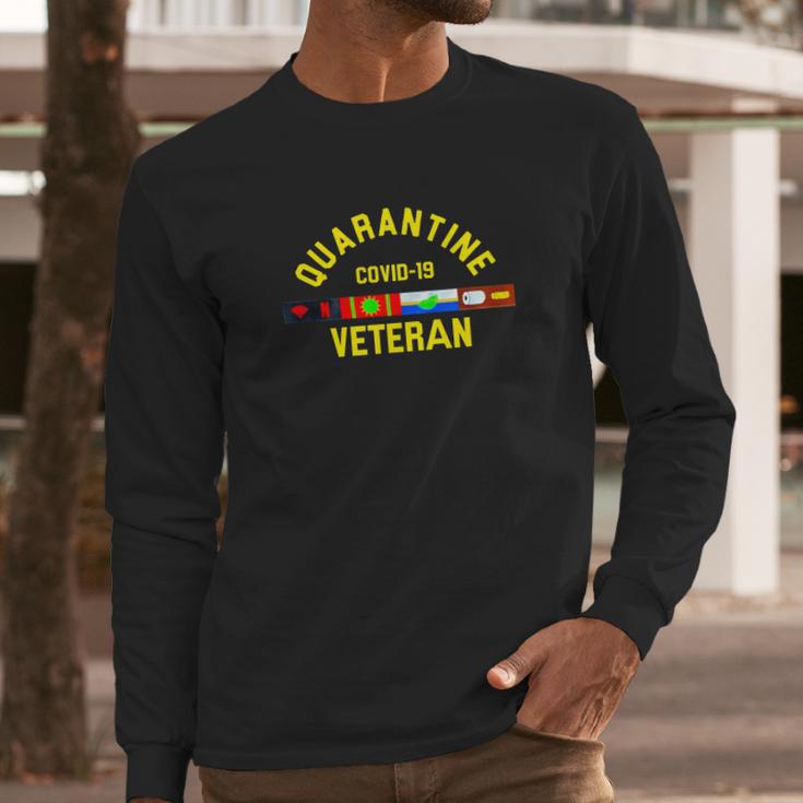 Quarantine Covid 19 Veteran Shirtn Men Long Sleeve Tshirt