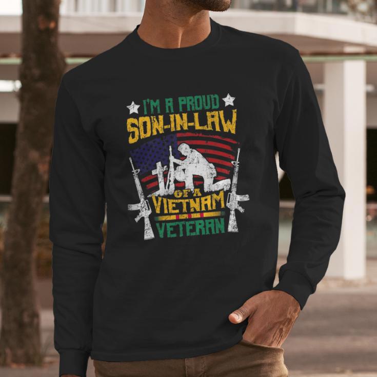 Veteran Proud Son In Law Of A Vietnam Veteran Men Long Sleeve Tshirt