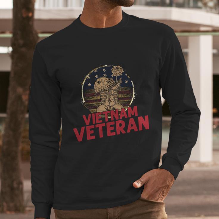 Vietnam Veteran Veterans Day Memorial Day 4Th Of July Graphic Design Printed Casual Daily Basic Men Long Sleeve Tshirt