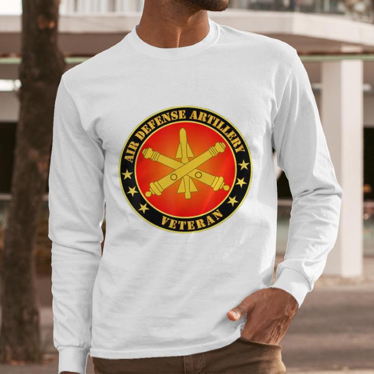 Air Defense Artillery Veteran T-Shirt Men Long Sleeve Tshirt