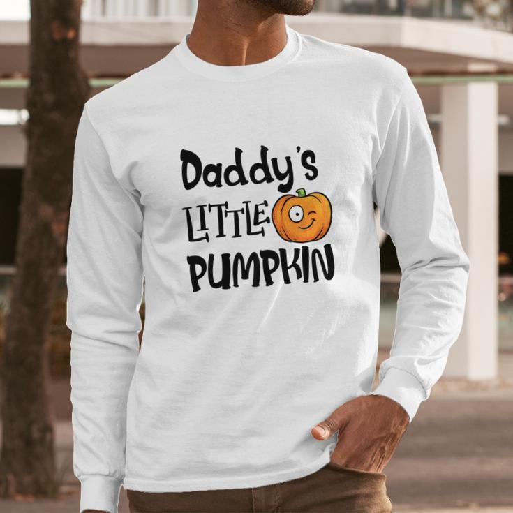 Mens Daddys Little Pumpkin Bdsm Shirt Halloween Gift For Sub Men Long Sleeve Tshirt