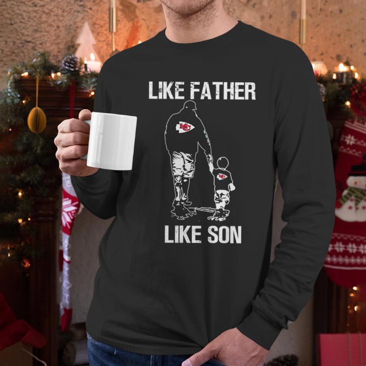 Chiefs Fans Like Father Like Son Men Long Sleeve Tshirt