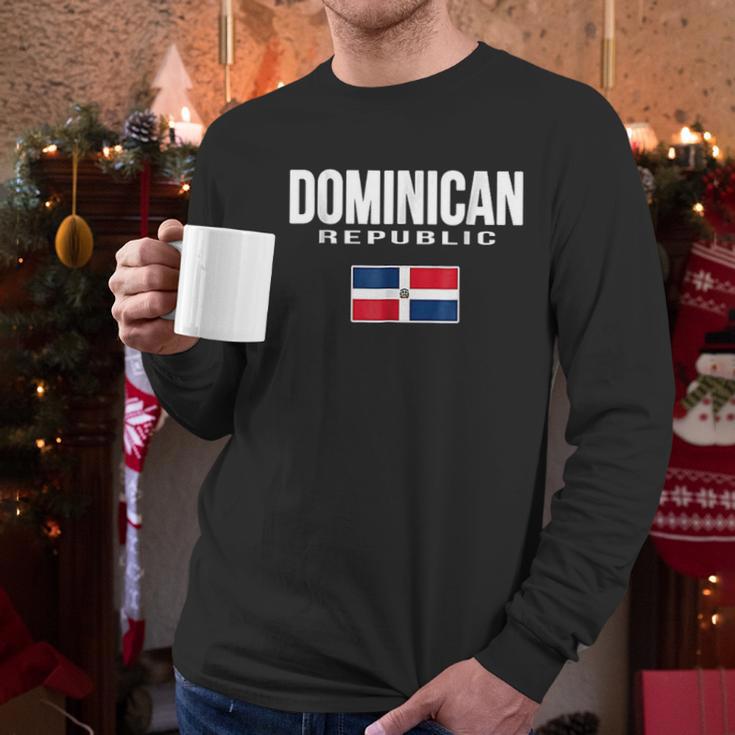 Dominican Republic Flag Republica Dominicana Men Long Sleeve Tshirt