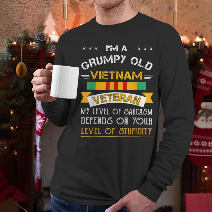 Im A Grumpy Old Vietnam Veteran Men Long Sleeve Tshirt