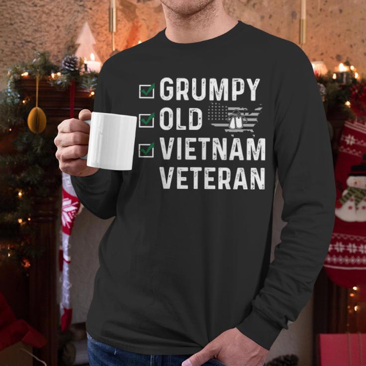 Grumpy Old Vietnam Veteran V2 Men Long Sleeve Tshirt