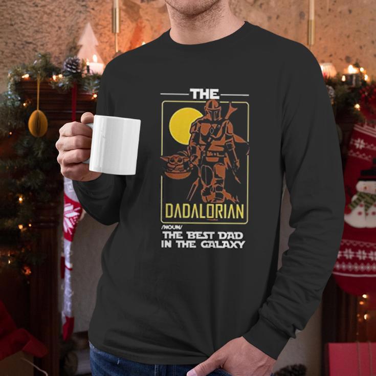 Mandalorian The Dadalorian Best Dad Men Long Sleeve Tshirt