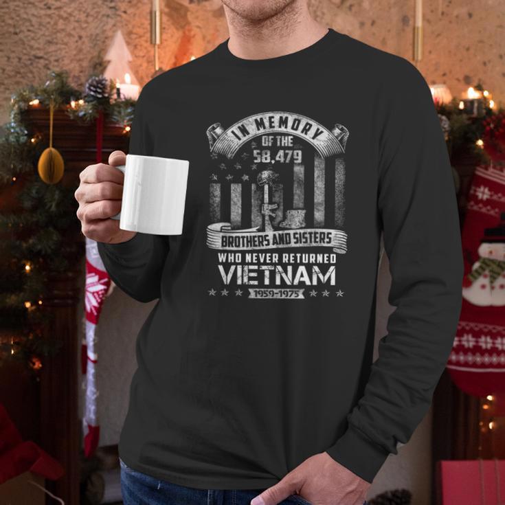 In Memory Of Vietnam Veteran Men Long Sleeve Tshirt