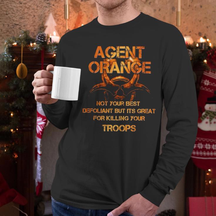 Not Your Best Defoliant Agent Orange Veteran Men Long Sleeve Tshirt