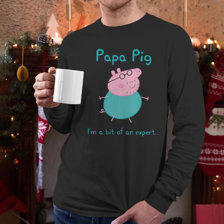 Peppa Pig Daddy Pig Daddy Pig Papa Pig Men Long Sleeve Tshirt