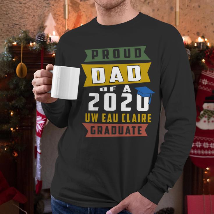 Proud Dad Of A 2020 Uw Eau Claire University Of Washington Graduate Men Long Sleeve Tshirt